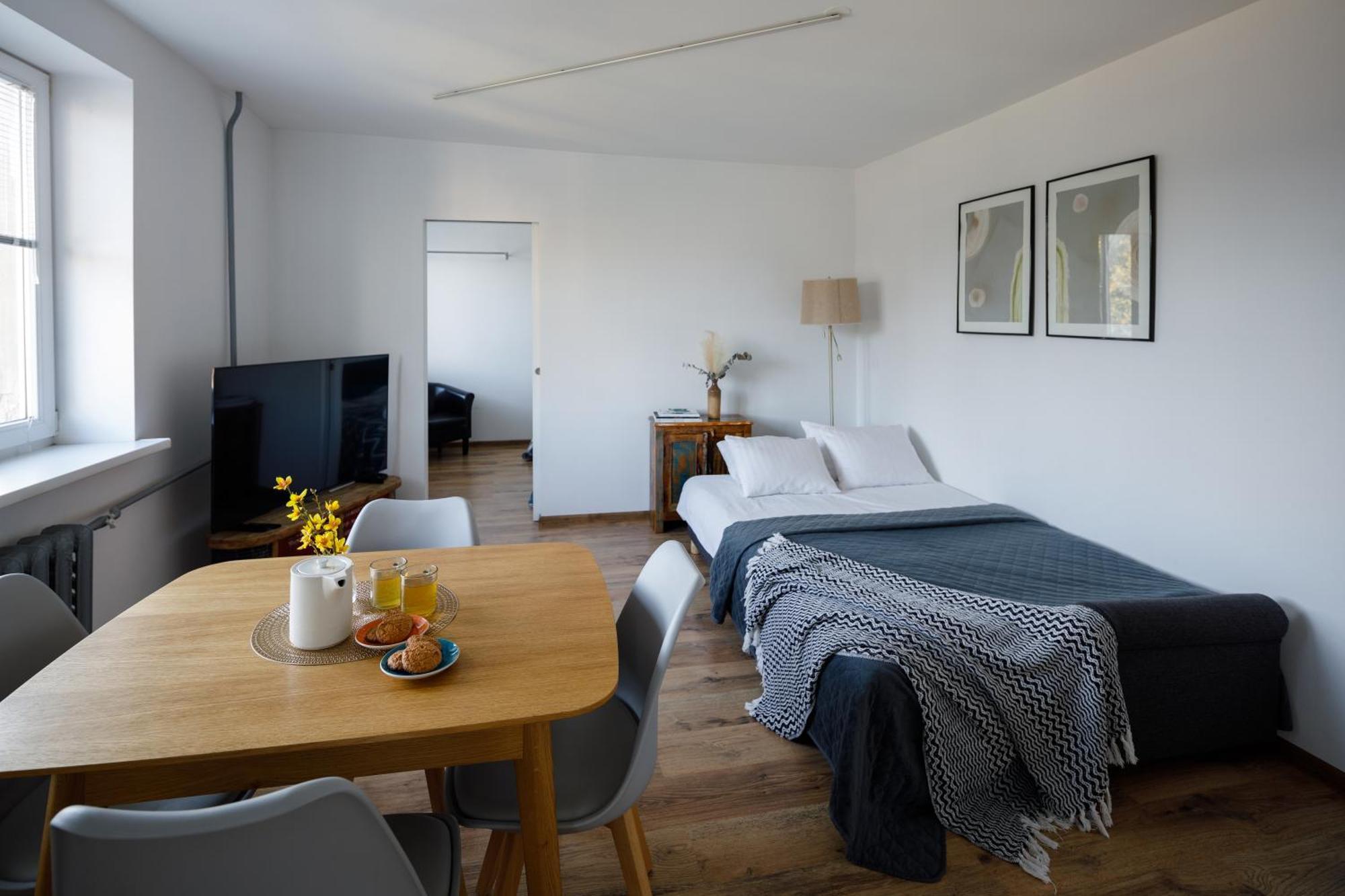 Apartment Brivibas Yard With Parking In Center *